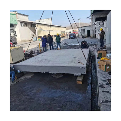 Εμφάνιση LED SCS 150 τόνων Αυτοκίνητο βαρύ φορτηγό βαρέα γεφυρά φορτηγό κλίμακα για υψηλή χωρητικότητα