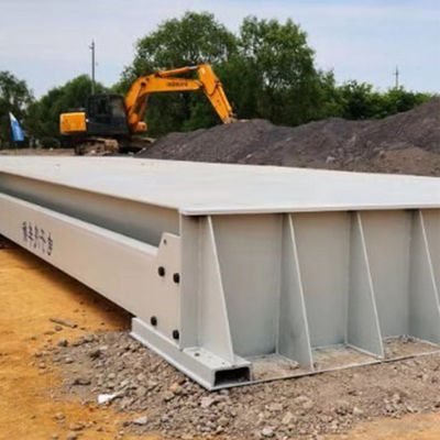Ανταγωνιστική 20 τόνων Clerk Weighbridge για φορτηγό εμπορευματοκιβωτίων σε ασφαλή υπερφόρτωση 125%F.S