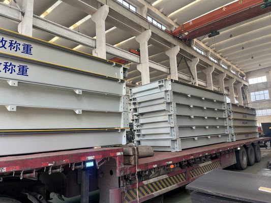 110/220v Ελαφρύ χάλυβα ή ανοξείδωτο χάλυβα 100 τόνων Κλίμακα βάρους φορτηγού Κλίμακα γέφυρας