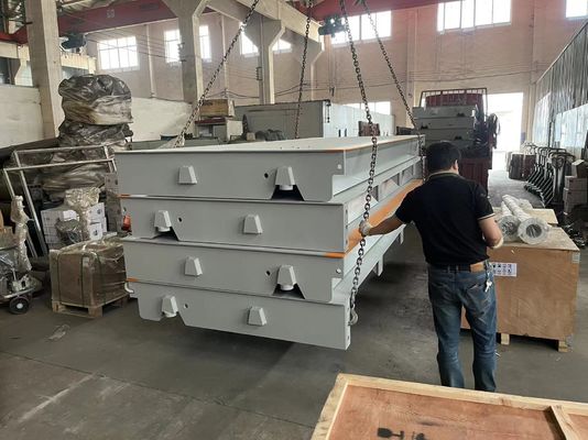 220v / 50Hz τροφοδοσία 80 τόνων χάλυβα άνθρακα βιομηχανική βαρύ φορτίο ζυγαριά φορτηγό ζυγαριά