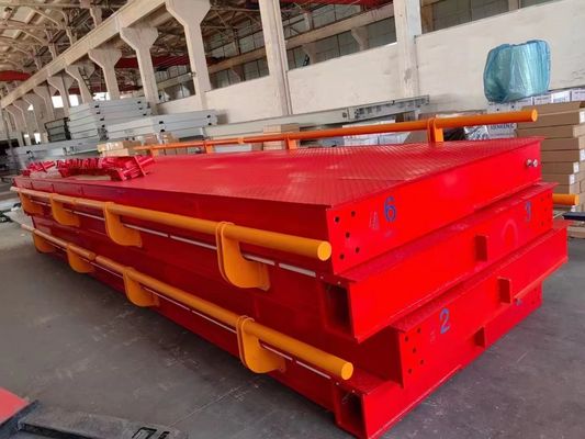 40 τόνων 60 τόνων 50 τόνων Σιδηρουργικό φορτηγό Μεγέθους οχήματος Γέφυρα με υπερφόρτωση ασφαλείας 125%F.S.