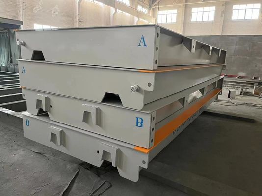 40 τόνων 60 τόνων 50 τόνων Σιδηρουργικό φορτηγό Μεγέθους οχήματος Γέφυρα με υπερφόρτωση ασφαλείας 125%F.S.