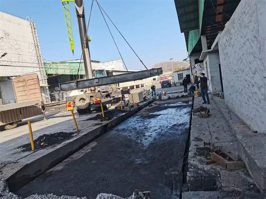 120 τόνων Ηλεκτρονική Ζυγισμένη Σιδηρουργική Ζυθογέφυρα Αμαξοστοιχία με προσαρμοσμένη υποστήριξη